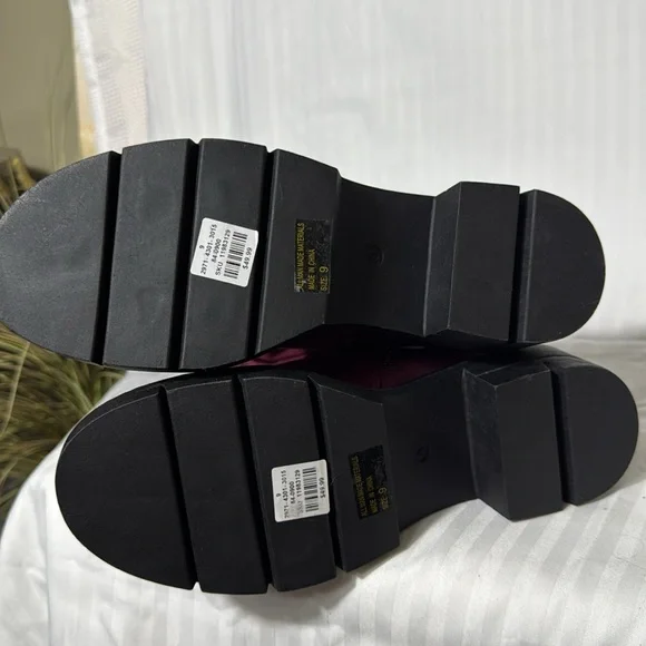 Charlotte Russe OVER THE KNEE BOOTS - BURGUNDY Women's Size 9 NWT - Picture 8 of 9